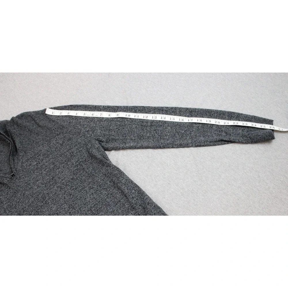 Banana‎ Republic Sweater Men Medium Cotton Cashmere Silk 1/4 Zip Stretch Mock